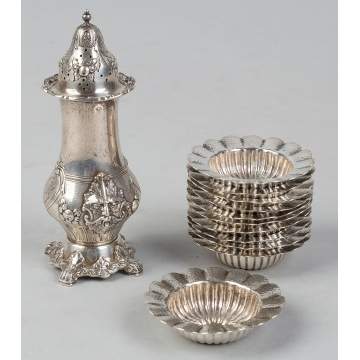 Sterling Silver Castor and Salts