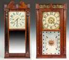Henry Terry & Co., Plymouth, CT  And Pratt &  Frost, Reading, Mass Shelf Clocks