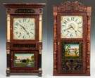 Riley Whiting, Winchester, CT  & Jerome Darrow,  Bristol, CT Shelf Clocks