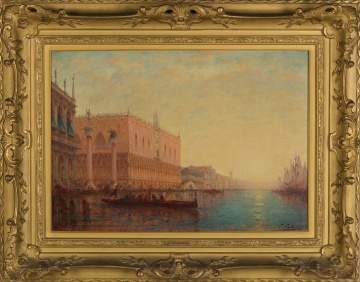 Charles Clement Calderon (French, 1870-1906)  Venice Scene