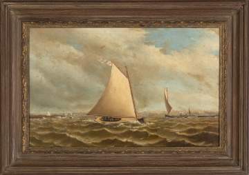 Archibald Cary Smith (American, 1837-1911) Harbor Scene