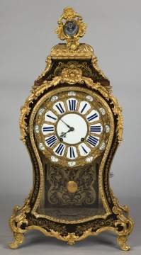 Gilt Bronze and Boulle Mantel Clock