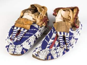 Pair of Sioux Moccasins