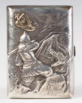 Russian Silver and Gold Case