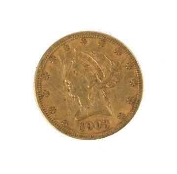 1903 Ten Dollar Liberty Head Gold Coin