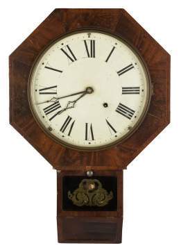 E.N. Welch Octagonal School House Clock