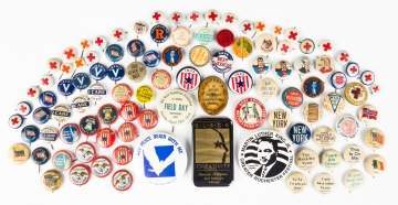 Group of Various Advertising Buttons