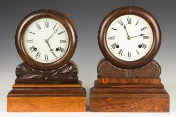 E.N. Welch Grecian Model Shelf Clocks