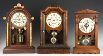 Ingraham and Two Seth Thomas Shelf Clocks