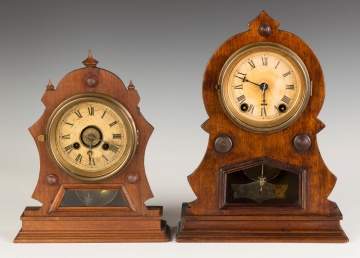 Two Kroeber Shelf Clocks