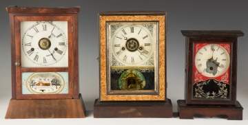 Three New England Cottage Clocks