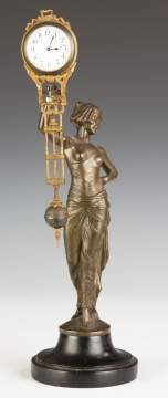 Junghans Swinging Clock with Woman