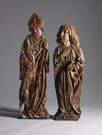 18th Century Carved & Painted Figures 