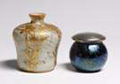 Artglass Vase & Jar With Lid