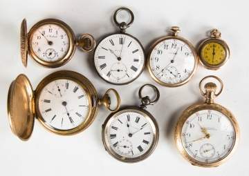 Group of Seven Pocket Watches