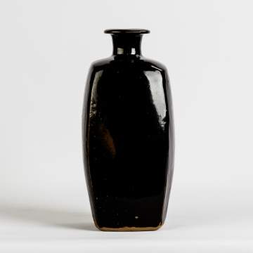 Bernard Leach (British, 1887-1979) Tall Tenmoku Bottle
