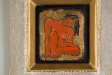 Angel Botello (Puerto Rican, 1913-1986) Nude