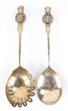Gorham Sterling Silver Serving Pieces with Deer Heads