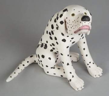 Saturnino Portuondo (Pucho) Odio (Cuban, born 1928) Carved and Painted Dalmatian