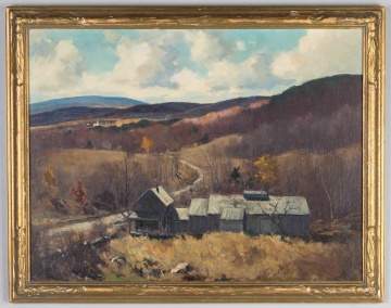 Charles Curtis Allen
(American, 1886-1950) "Troy From the Hills"
