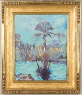Emile Albert Gruppe (American, 1896-1978) Palm Tree Study