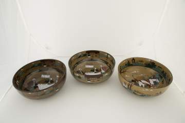 Three Deldare Bowls