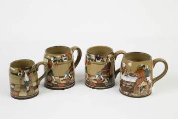 Four Deldare Mugs