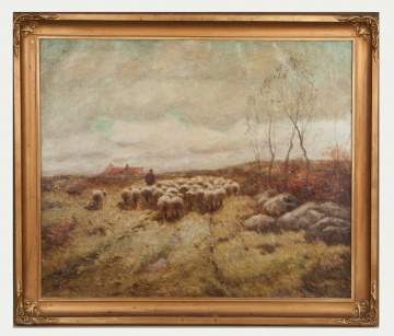 George Leonard Herdle (American, 1868 - 1922) Pastoral Scene