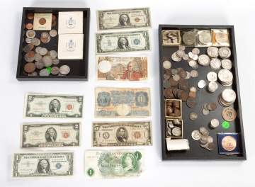 Collection of Coins & Currency