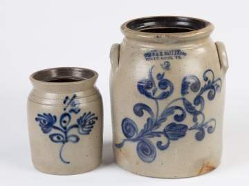 Two Stoneware Jars