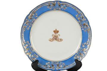 Set of Eight Russian Imperial Plates