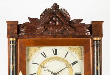 Eli Terry and Son Stenciled Shelf Clock