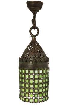 Tiffany Studios Early Moorish Chain Mail Hall Lantern