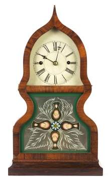 Fine J.C. Brown Acorn Shelf Clock