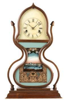 J. C. Brown, Bristol, CT, Acorn Shelf Clock