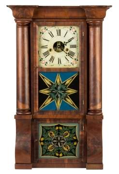Forestville Manufacturing Co., Bristol, CT, Triple  Decker Shelf Clock
