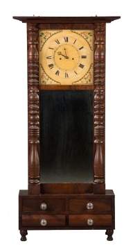 Large Abner Jones Shelf Clock