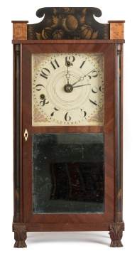 Silas Hoadley Miniature Shelf Clock