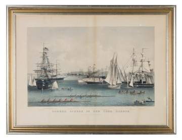 Currier & Ives "Summer Scenes in NY Harbor"