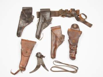 Group American WWI Holsters