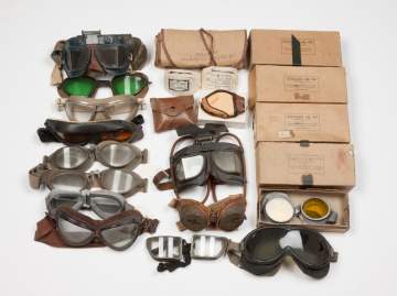 WWII Aviator and Other Goggles