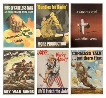 Six Vintage Posters