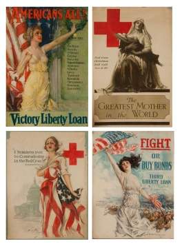 Four Vintage WWI Posters