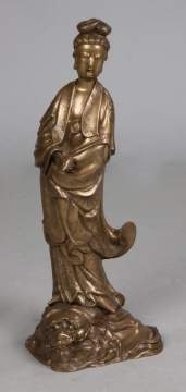 Bronze Chinese Scholarly Figure
