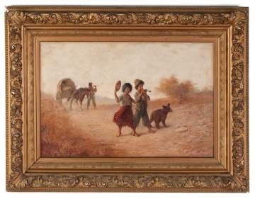 Fritz Fig (British, 19th century) "Gypsies on the March"