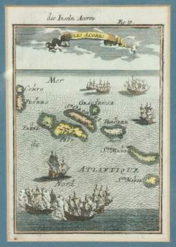 Alain Manesson Mallet (French 1630-1706) Maritime Map