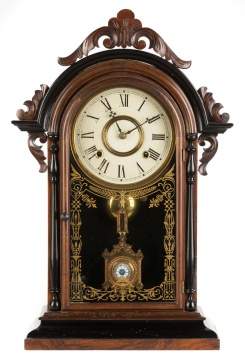Rare E. N. Welch Hanging Italian Shelf Clock