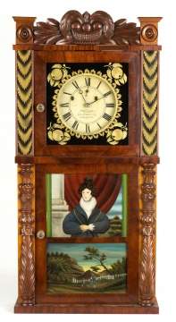 Asa Munger & Co. Auburn, NY Shelf Clock