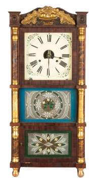 Birge, Peck and Co. Triple Decker Shelf Clock