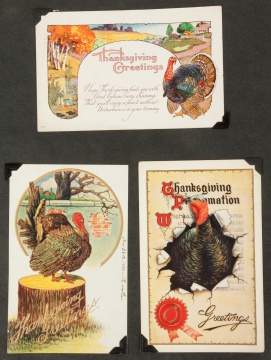 Group of Vintage Thanksgiving Postcards